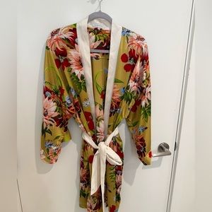 Olivia Von Halle 100% silk kimono